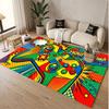 Game Controller Theme Soft Crystal Velvet Rug Custom Name & Text Print Non Slip Floor Rug for Bedroom Living Room