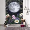 Home Wall Decoration Tapestry Flower Moon Background Hanging Cloth Office Living Room Tapestry