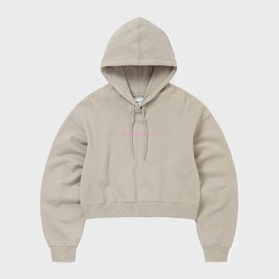 ThIs Is Never ThaT T Logo W Hoodie Deep Beige