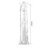 MoDi Realistic Dildo for Women Beginner Clear Dildo with Strong Suction Cup Hands-Free Play for Adult Sex Masturbator G Spot