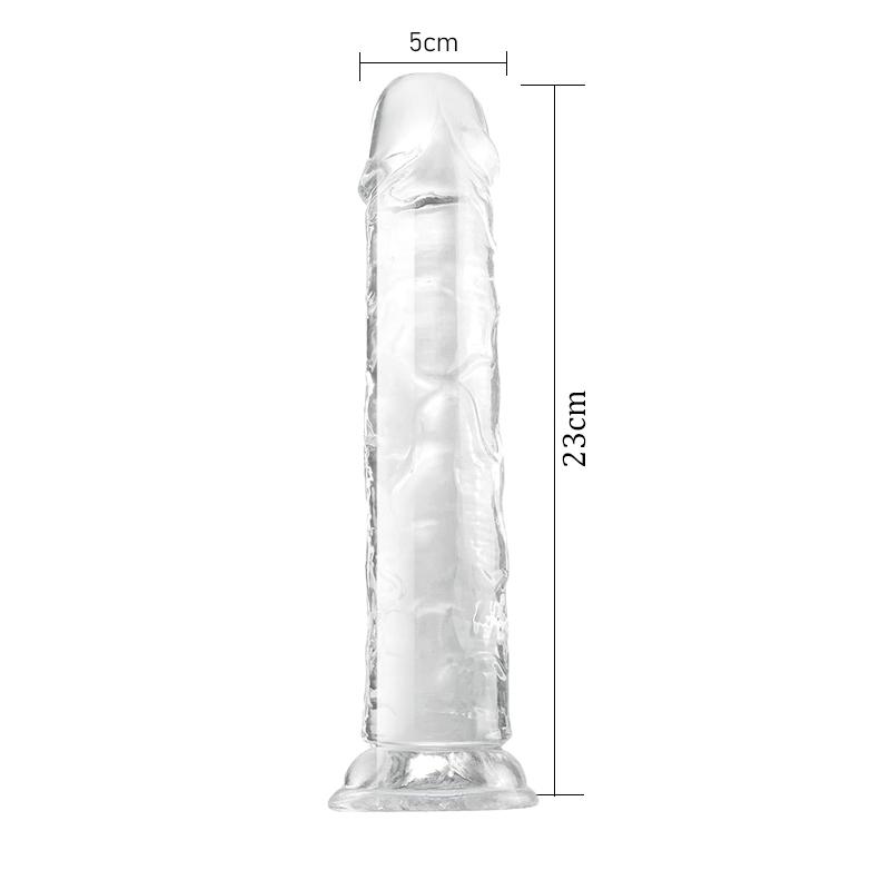 MoDi Realistic Dildo for Women Beginner Clear Dildo with Strong Suction Cup Hands-Free Play for Adult Sex Masturbator G Spot