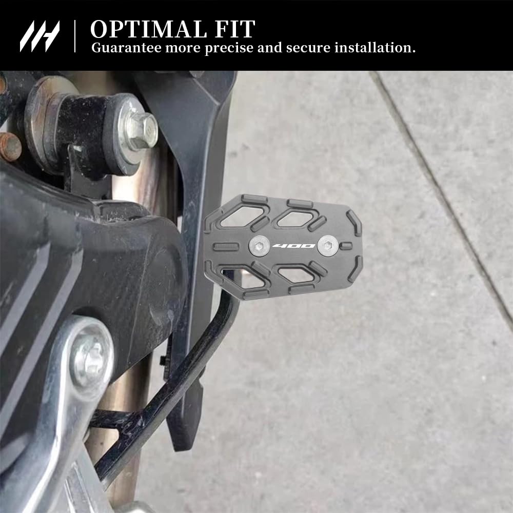 MotHeart Motorcycle Brake Pedal Extensions for CB400X 2021 CBR 400R 2019-2021 Improved Comfort and