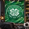 Wandbehang Tapisserie Celtic FC Druck Stoff für Wohnzimmer Schlafzimmer Heimdekoration