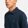 Timberland Short Sleeve Casual Breathable Nautical Polo Shirt Men Polo Shirts Deep-Sapphire-Blue A6943-433