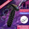 Prostate Massager for Men Male Thrusting Vibrator with APP Control Delayed Ejaculation Double Cork Ring Butt Plug Adult Sex Toy