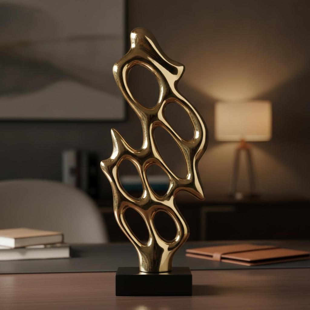 Tabletop Ornament Decorative Geometric Sculpture Creative for Office