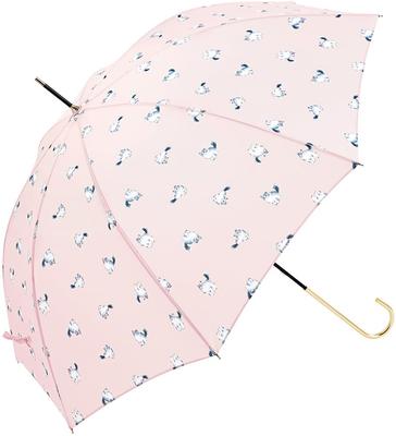 Because Long UV Umbrella, 58cm, Protection, Cats, Pink, B-133827
