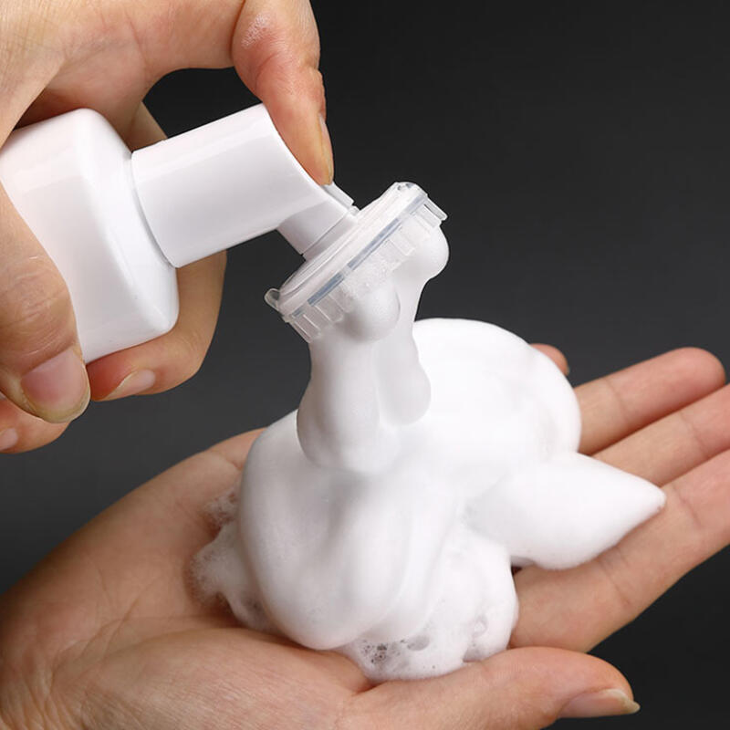 Silicone Facial Cleansing Brush Foam Bottle Container Travel Bottle