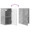 Bathroom Wall Cabinet ARNHEM Concrete Grey 30 x 31 x 59 cm