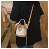 New 2025 Retro Printed Bucket Bag - Trendy, High-End Fashion Shoulder Handbag for Women