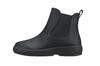 Pansy 4810 Wasserdichte Stiefeletten mit seitlichem Gummizug, Größe Schwarz Damenstiefel, 3E, 23.5cm,