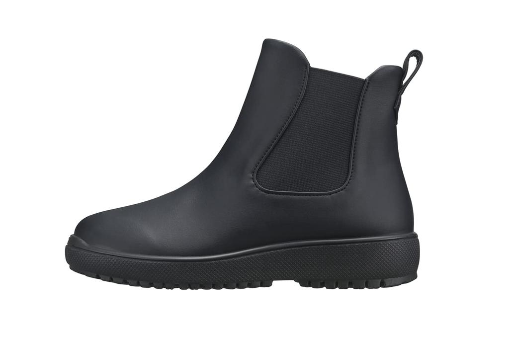 Pansy 4810 Wasserdichte Stiefeletten mit seitlichem Gummizug, Größe Schwarz Damenstiefel, 3E, 23.5cm,