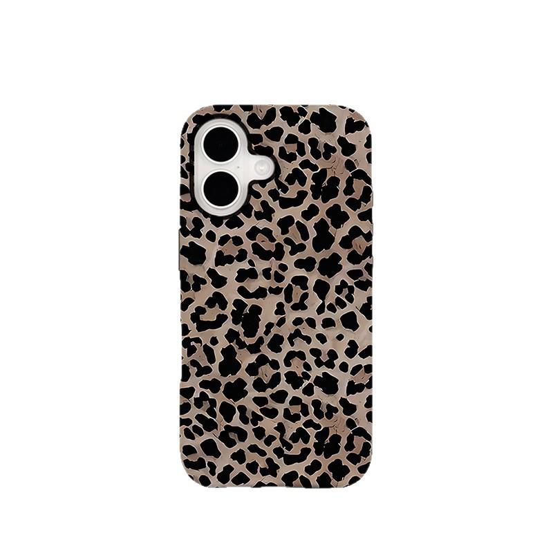 Retro Leopard Print Magnetic Phone Case for Apple 17 Pro Max Apple 17