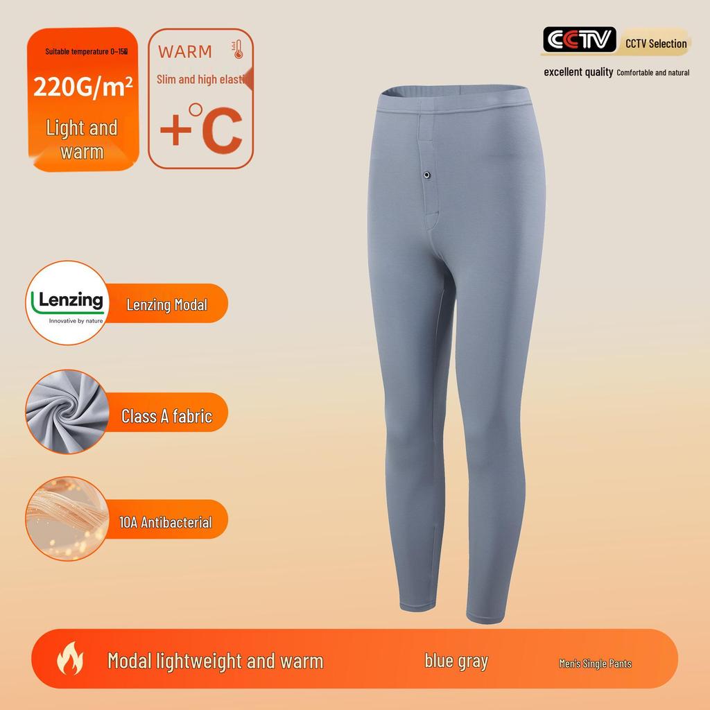 Class A Lenzing Modal 80-Count Warm Base Layer Set: Men's & Women's Autumn Heat-Generating Skinwear