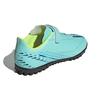 Adidas X Speedportal .4 H/L TF Slip Resistant Abrasion Resistant Low top Kids' Soccer Shoes Blue Yellow Kids' GW8500