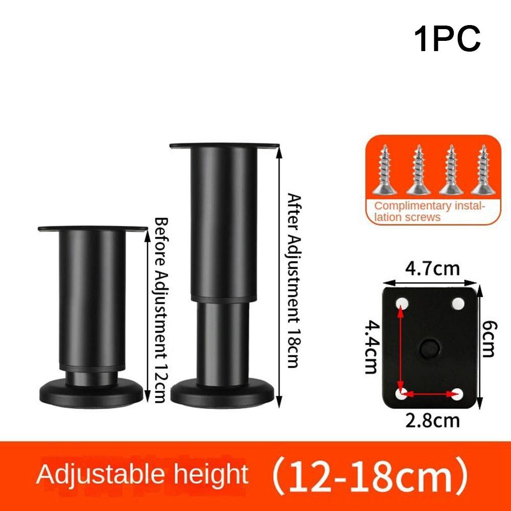 Möbelfötter i rostfritt stål Justerbar soffnivåfot Nya bordsfötter Möbler
