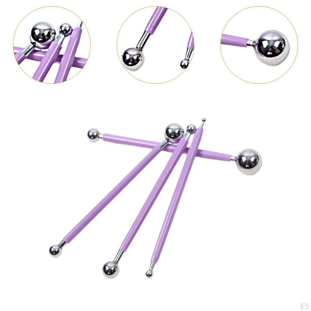 4 Count Ball Stylus Set for Pottery And Decoration Use