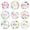 90 Counts Eid Mubarak Wrapping Sticker 40mm Round Wrapping Label for Laptops Phone Case Seal Envelope Card Decoration