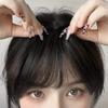 Synthetic Slanted Air Bangs Hairpiece Mini Fake Bangs Natural Invisible Hairpiece Extension For Girls Styling Accessories