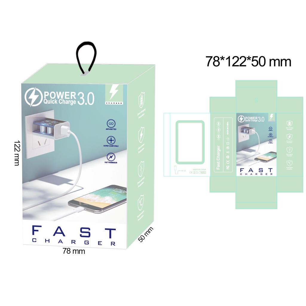 Dual Port 40W Fast Charging Type-C PD Travel Charger