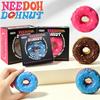 Needoh Dohnut Shaped Squish Fidget Toy Soft Dough Filled Venting Relief Stress Squeeze Anti-Anxiety Knead Give Gifts Healing Toy