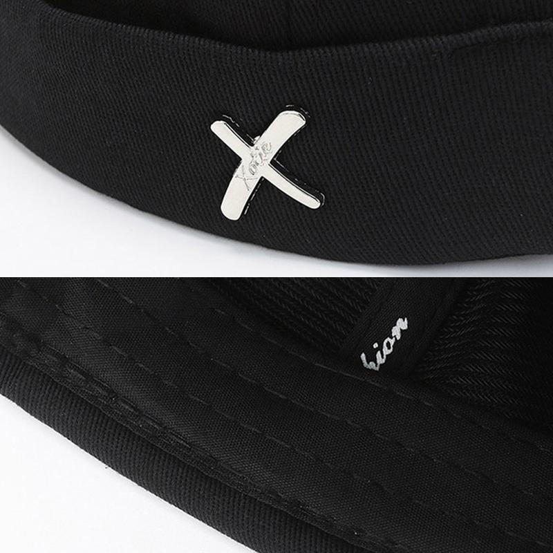 Washed Style Cotton Brimless Docker Cap for Boys and Girls with Adjustable Strap