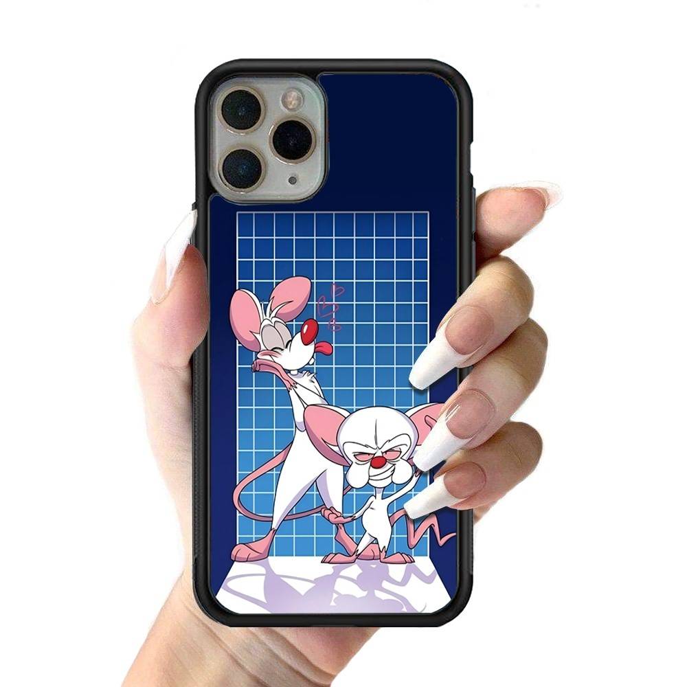 Pinky And The Brain Phone Case Silicone PC+TPU For For iPhone 11 12 13 14 15 16 Plus Pro Max Cover