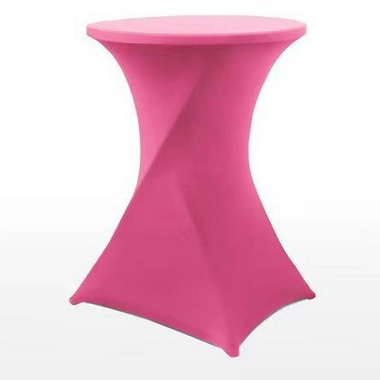 

Круглая стрейч-накидка на коктейльный стол – Банкетная и Барная скатерть 80x110 cm розы красного