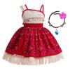 Nuovo Film Oceania 2 Vestito da Bambina Costume per Festa di Halloween Abito Elegante da Principessa Bambini Outfit Vaiana Vestito