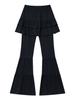 Eogeulliswedou Tiered Skirt Pants (Navy)