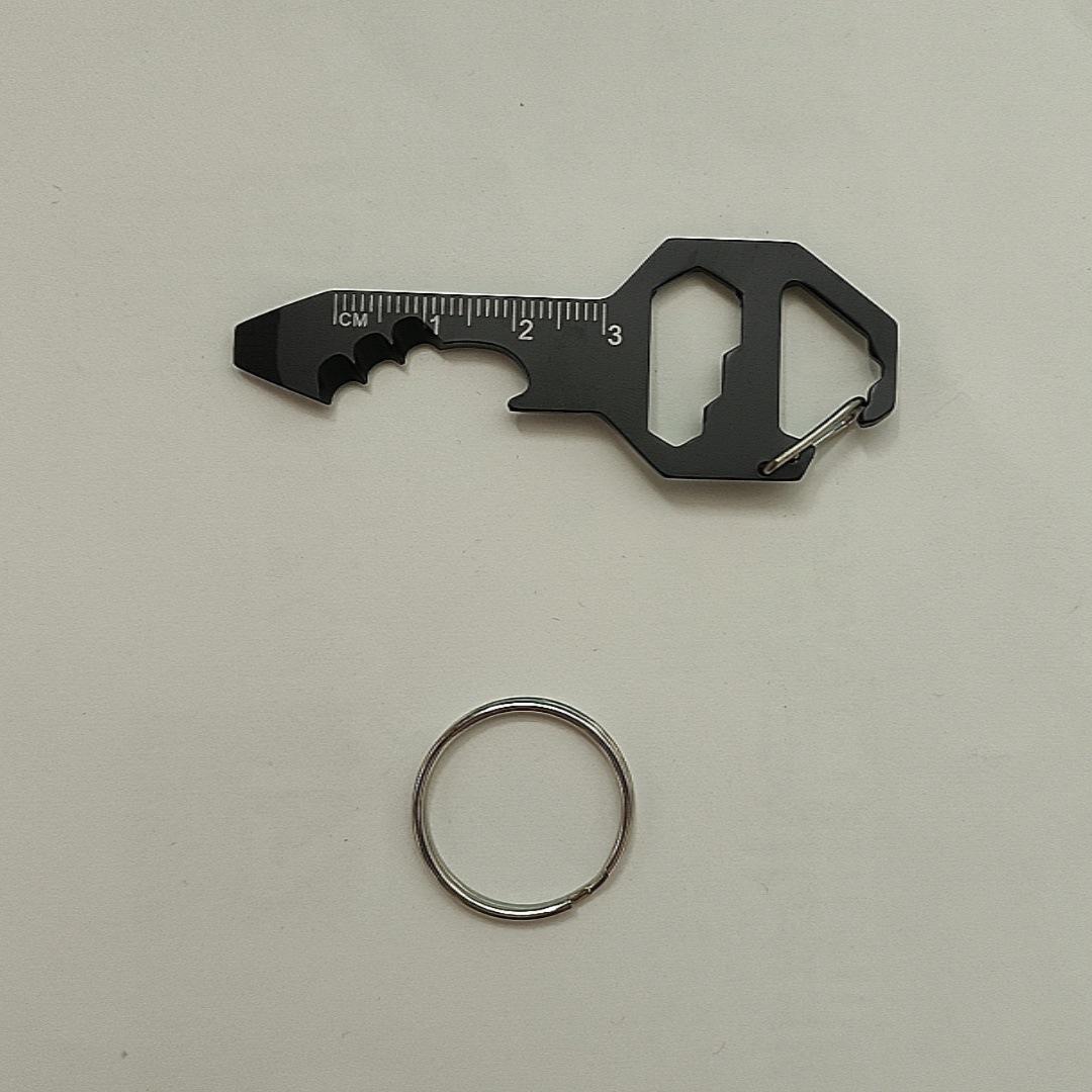 

1PC Card Type EDC Tool Card Многофункциональный брелок для ключей Открывалка для бутылок Внутренний шестигранный кулон Портативная отвертка Мини-инструмент