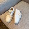 Thick-soled heightening little white shoes for women's 2025 new fashionable and comfortable versatile breathable soft-soled non-slip casual board shoe
