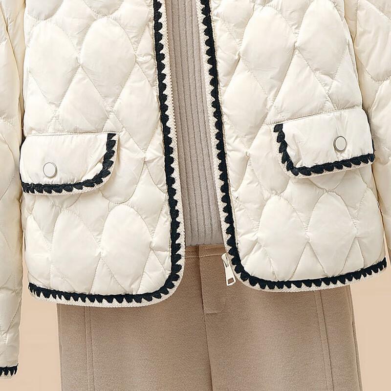 Sibaishe Damen Elegante Leichte 90% Entendaunenjacke