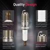 Set Of 4 Iridium Spark Plugs AP104 7963 For Ford Focus 2004 2.0L L4