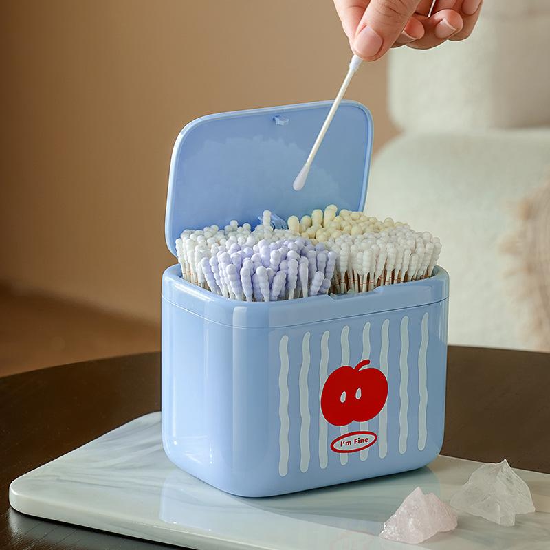 Sollevamento Automatico Montato a Parete Cotton Fioc, Struccante, Dischetto di Cotone, Fermaglio per Capelli, Elastico per Capelli, Elastico per Capelli, Copricapo, Scatola Portaoggetti da Bagno