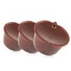 Stainless Steel Coffee Pod, Coffee Pod Stainless Steel with Brush for Coffee Machines