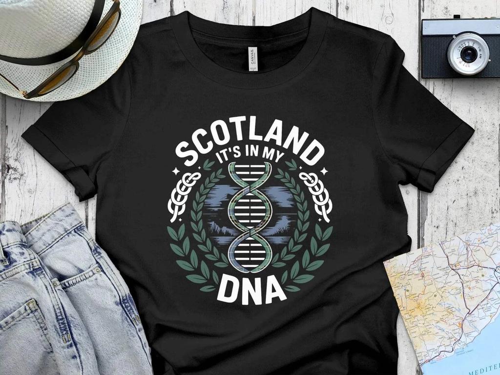 Scotland Its In My DNA Scottish Pride and Heritage T-Shirt