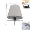 LED Bottle Table Lamp Touch 3 Colors Rechargeable Portable Desktop Decoration Lamp For Bar Restaurant Camping Atmosphere Decor