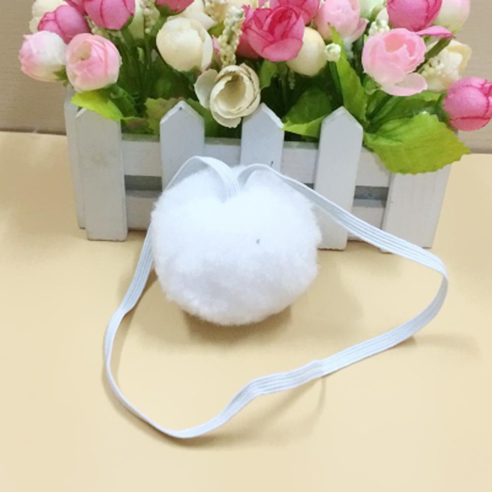 3Pcs Bunny Ears Headbands Tail Tie Set Animals Costume Bow Tail Party Costume Accessories Set