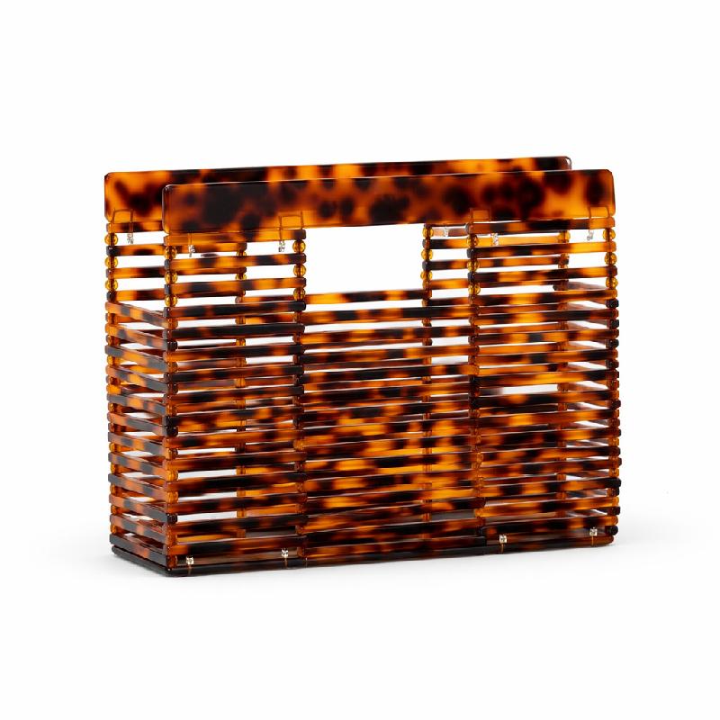 Handbag Openwork Bag Evening Acrylic New Beach Mini Basket Bags Brand Original Luxury Genuine Signed 2026 Women's Clutch Bag