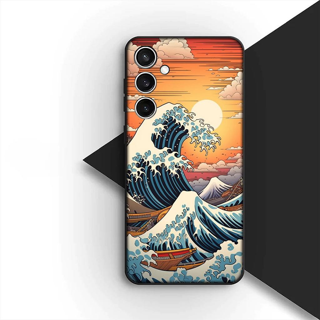 Casing for Apple iPhone 17 Pro XS Max Air 6 7 8 Plus 5 + SE 2022 SE2 16E Phone Cover Protective Case The Great Wave of Kanagawa