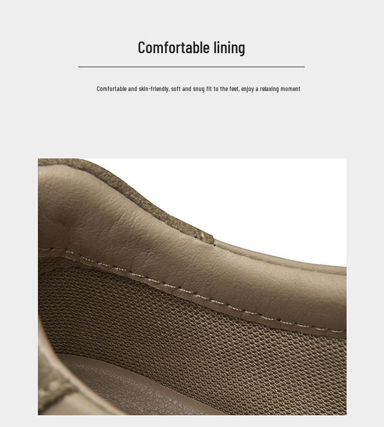 Zapatillas de Cuero Bajas para Hombre y Mujer - Estilo Coreano Casual Primavera/Otoño