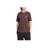 Adidas Originals Graphic Tee Outdoor Casual Crew Neck Short Sleeve T-Shirt Men Tops Shadow-Brown IX9610