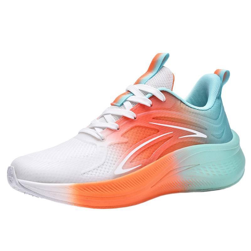 Couple Breathable Thin Mesh Shoes Outdoor Soft Sole Cushioning Rebound Running Shoes Trendy Versatile Sports and Leisure Shoes