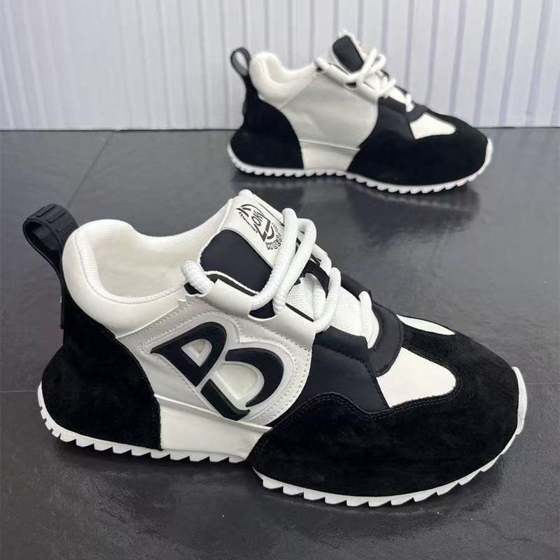 

2025 autumn new men s shoes fashion versatile casual shoes platform non-slip wear-resistant sports shoes men s dad shoes 39