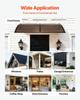 Awnings for Door Entrance, 38 x 78 in, Exterior Front Door Window Awnings with Drainage & Metal Bracket, Rain Snow Sun Protection, Overhang