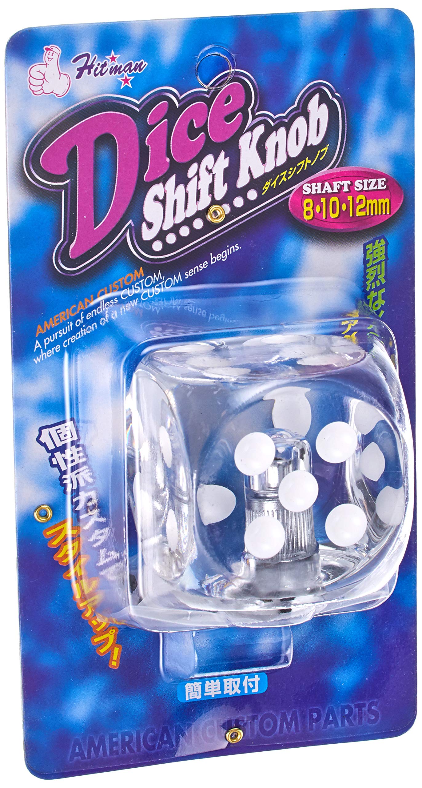 

HITMAN Dice Shift Knob Clear HM64-11