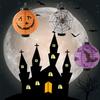With Handle Hanging Pumpkin Lantern DIY Halloween Pumpkin Lantern  Party Pendants