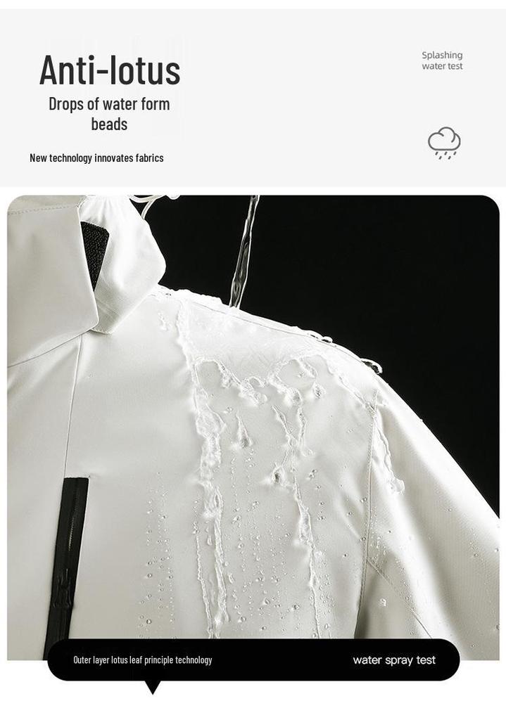 24 AW Multifunktionale Wasserdichte Atmungsaktive Kapuzenjacke für Paare