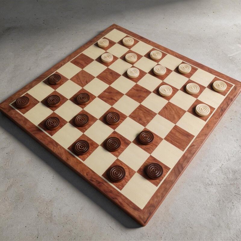 Mussels Checkers & Chinese Checkers Board Set